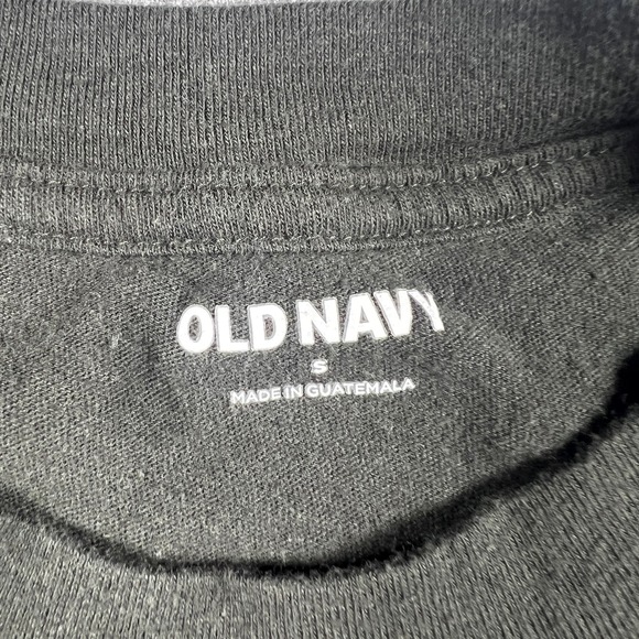 Old Navy AC DC Let There Be Rock 77 Tour Graphic Tee Mens Small Black - Picture 5 of 8